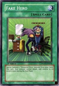 Fake Hero - Power of the Duelist - YuGiOh card
