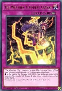 The Weather Thundery Canvas - Maximum Gold: El Dorado - YuGiOh card