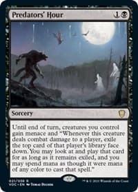 Predators' Hour - Commander: Innistrad: Crimson Vow - Magic: The Gathering card