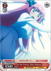 In the Forest, Nino Nakano - The Quintessential Quintuplets - Weiss Schwarz card