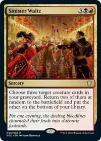 Sinister Waltz - Commander: Innistrad: Crimson Vow - Magic: The Gathering card