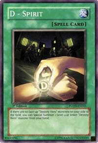 D - Spirit - Power of the Duelist - YuGiOh card
