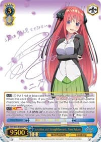 Sensitive and Straightforward, Nino Nakano (SSP) - The Quintessential Quintuplets - Weiss Schwarz card