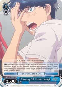Showing Off, Futaro Uesugi - The Quintessential Quintuplets - Weiss Schwarz card