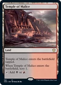 Temple of Malice - Commander: Innistrad: Crimson Vow - Magic: The Gathering card