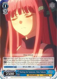 Waiting for Someone, Nino Nakano - The Quintessential Quintuplets - Weiss Schwarz card