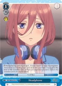 Headphone - The Quintessential Quintuplets - Weiss Schwarz card