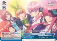 A White Lie - The Quintessential Quintuplets - Weiss Schwarz card