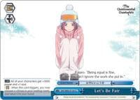 Let's Be Fair - The Quintessential Quintuplets - Weiss Schwarz card