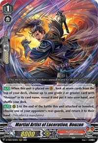 Martial Artist of Laceration, Houzan - D-VS02: V Clan Collection Vol.2 - Cardfight Vanguard card