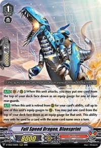 Full Speed Dragon, Bluesprint - D-VS02: V Clan Collection Vol.2 - Cardfight Vanguard card