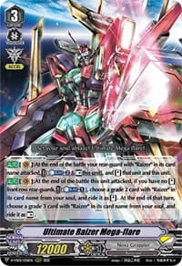 Ultimate Raizer Mega-flare - D-VS02: V Clan Collection Vol.2 - Cardfight Vanguard card