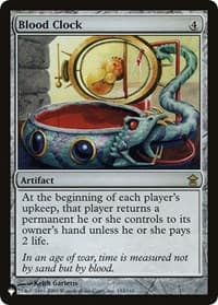 Blood Clock - The List Reprints - Magic: The Gathering card