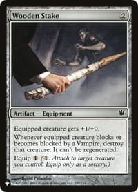 Wooden Stake - The List Reprints - Magic: The Gathering card