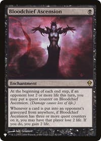 Bloodchief Ascension - The List Reprints - Magic: The Gathering card