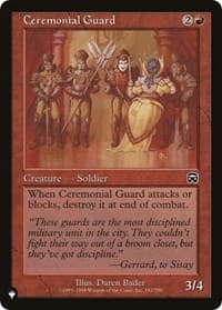 Ceremonial Guard - The List Reprints - Magic: The Gathering card
