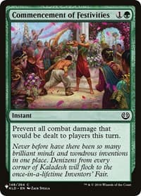 Commencement of Festivities - The List Reprints - Magic: The Gathering card