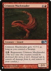 Crimson Muckwader - The List Reprints - Magic: The Gathering card
