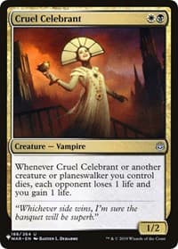 Cruel Celebrant - The List Reprints - Magic: The Gathering card
