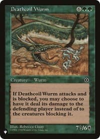 Deathcoil Wurm - The List Reprints - Magic: The Gathering card