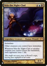 Vela the Night-Clad - The List Reprints - Magic: The Gathering card