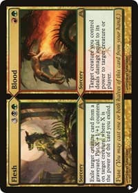Flesh // Blood - The List Reprints - Magic: The Gathering card