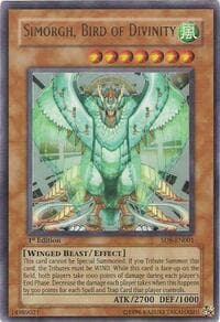 Simorgh, Bird of Divinity - Structure Deck: Lord of the Storm - YuGiOh card