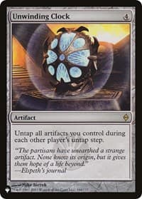 Unwinding Clock - The List Reprints - Magic: The Gathering card