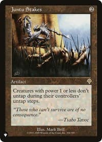 Juntu Stakes - The List Reprints - Magic: The Gathering card
