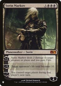 Sorin Markov (M12) - The List Reprints - Magic: The Gathering card