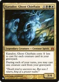 Karador, Ghost Chieftain - The List Reprints - Magic: The Gathering card