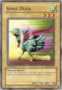 Sonic Duck - Structure Deck: Lord of the Storm - YuGiOh card