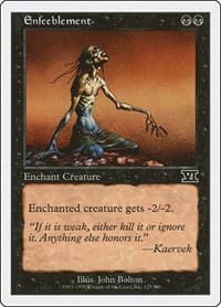 Enfeeblement - Classic Sixth Edition - Magic: The Gathering card