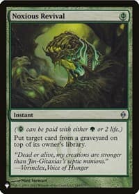Noxious Revival - The List Reprints - Magic: The Gathering card