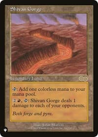 Shivan Gorge - The List Reprints - Magic: The Gathering card