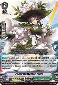 Peony Musketeer, Toure - D-VS02: V Clan Collection Vol.2 - Cardfight Vanguard card