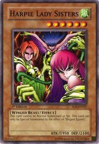 Harpie Lady Sisters - Structure Deck: Lord of the Storm - YuGiOh card