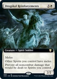 Drogskol Reinforcements (Extended Art) - Commander: Innistrad: Crimson Vow - Magic: The Gathering card