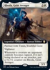 Rhoda, Geist Avenger (Extended Art) - Commander: Innistrad: Crimson Vow - Magic: The Gathering card
