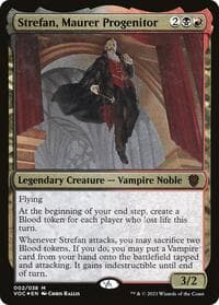 Strefan, Maurer Progenitor (Display Commander) - Thick Stock - Commander: Innistrad: Crimson Vow - Magic: The Gathering card