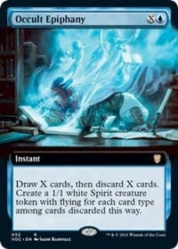 Occult Epiphany (Extended Art) - Commander: Innistrad: Crimson Vow - Magic: The Gathering card