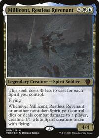 Millicent, Restless Revenant (Display Commander) - Thick Stock - Commander: Innistrad: Crimson Vow - Magic: The Gathering card