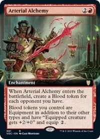 Arterial Alchemy (Extended Art) - Commander: Innistrad: Crimson Vow - Magic: The Gathering card