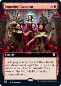 Imposing Grandeur (Extended Art) - Commander: Innistrad: Crimson Vow - Magic: The Gathering card