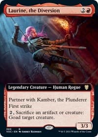 Laurine, the Diversion (Extended Art) - Commander: Innistrad: Crimson Vow - Magic: The Gathering card