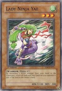 Lady Ninja Yae - Structure Deck: Lord of the Storm - YuGiOh card