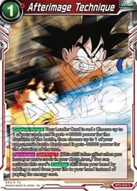 Afterimage Technique - Mythic Booster - Dragon Ball Super: Masters card