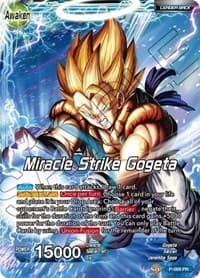 Son Goku & Vegeta // Miracle Strike Gogeta - Mythic Booster - Dragon Ball Super: Masters card