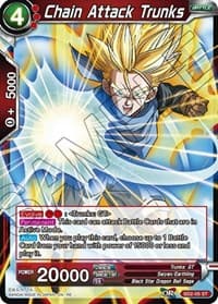 Chain Attack Trunks - Mythic Booster - Dragon Ball Super: Masters card