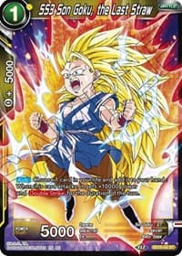 SS3 Son Goku, the Last Straw - Mythic Booster - Dragon Ball Super: Masters card
